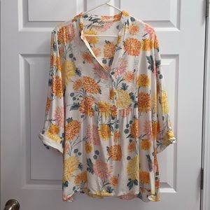 Back Road ramble cotton tunic